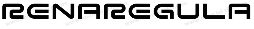 RENAREGULAR Regular字体转换
